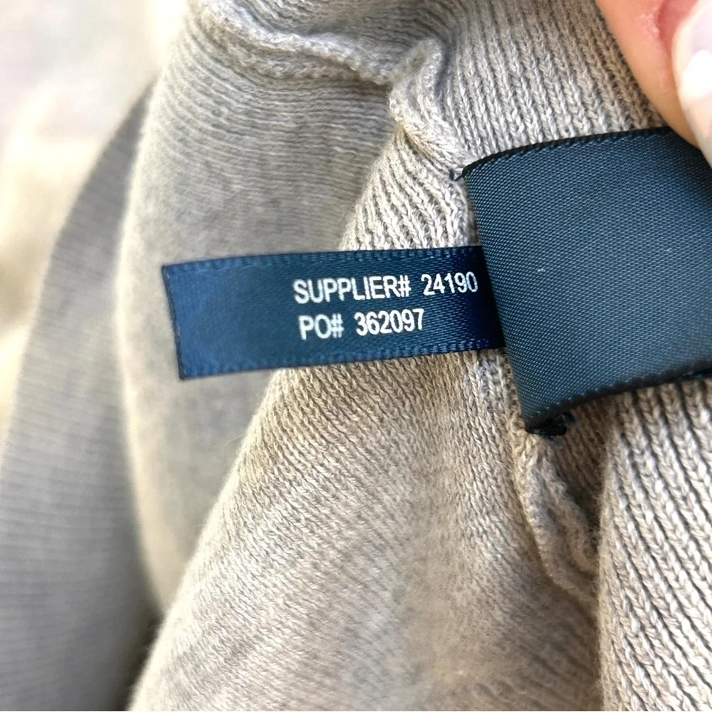Polo Ralph Lauren 100% Pima Cotton Sweater Vest in Grey, Size XL